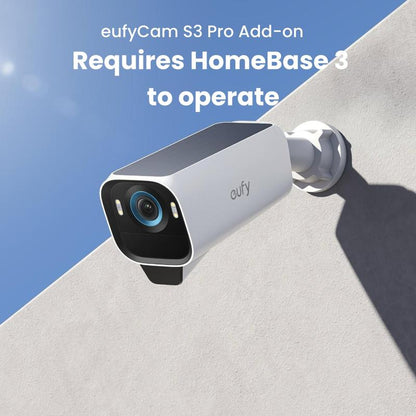 Eufycam S3 Pro 2-Cam Kit, Solar Camera Outdoor Wireless, Maxcolor Night Vision, 4K Security Camera with Solar Panel, Forever Power 2.0, Face Recognition AI, Expandable Local Storage, No Monthly Fee